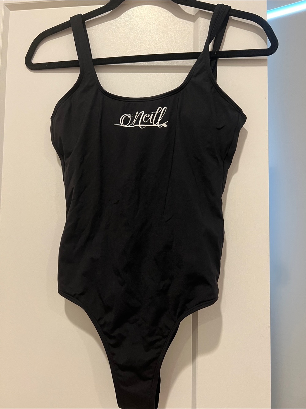 O'Neill Black One-Piece Logo Swimsuit
